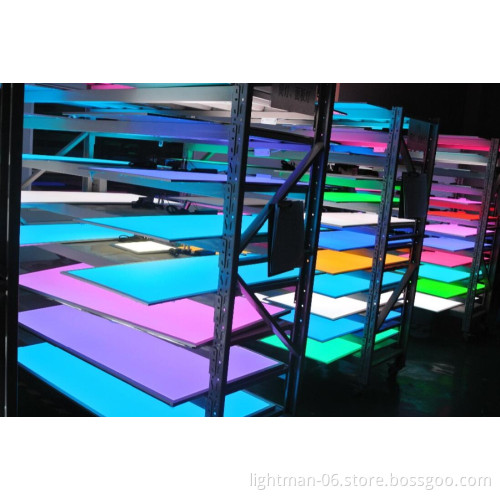 Zigbee Dimmable RGBW LED Panel Light - Wifi DMX 54W 60x120 1200x600